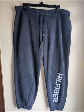 Vintage Tommy Hilfiger Sport Embroidered Navy Joggers